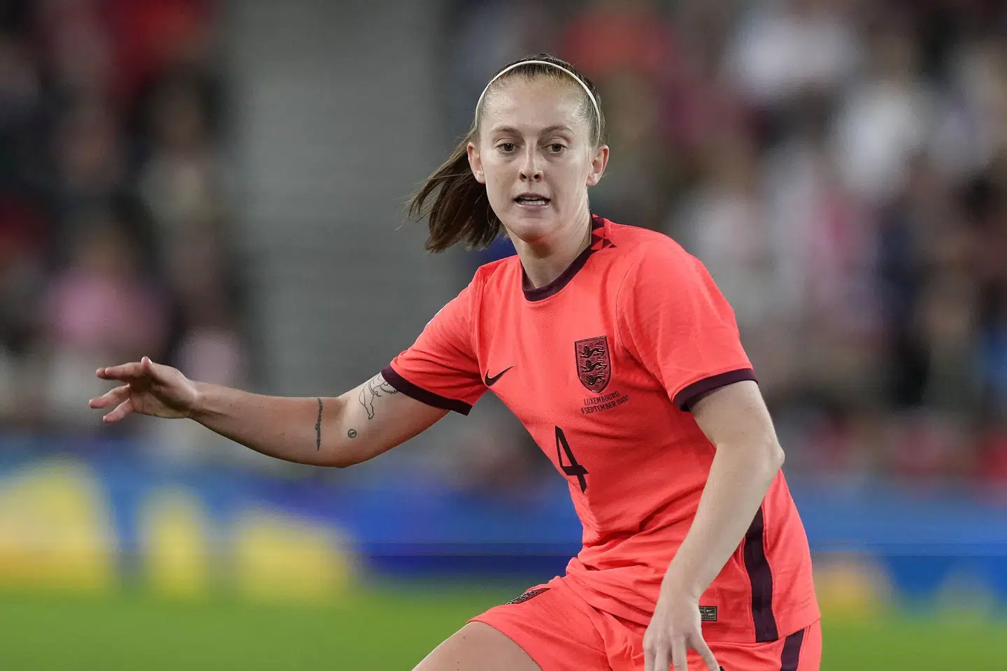 Keira Walsh kan kalde sig verdens dyreste kvindelige fodboldspiller. Andrew Yates/Ritzau Scanpix