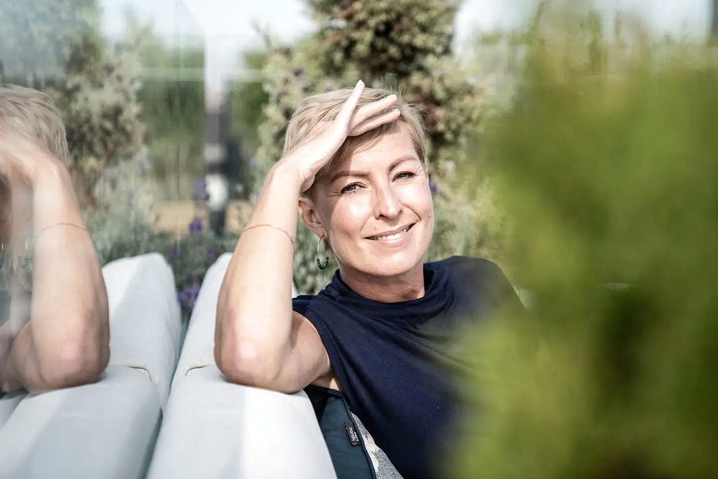 Tv2-vært Cecilie Beck beklager lukningen af DR program. Foto: Emil Helms/Ritzau Scanpix.