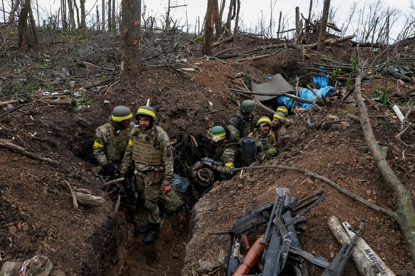 Det britiske forsvarsministerium siger, at ukrainske styrker over de seneste fire dage har gjort taktiske fremskridt og stabiliseret flankerne omkring Bakhmut. (Arkivfoto). Rfe/Rl/Serhii Nuzhnenko/Reuters