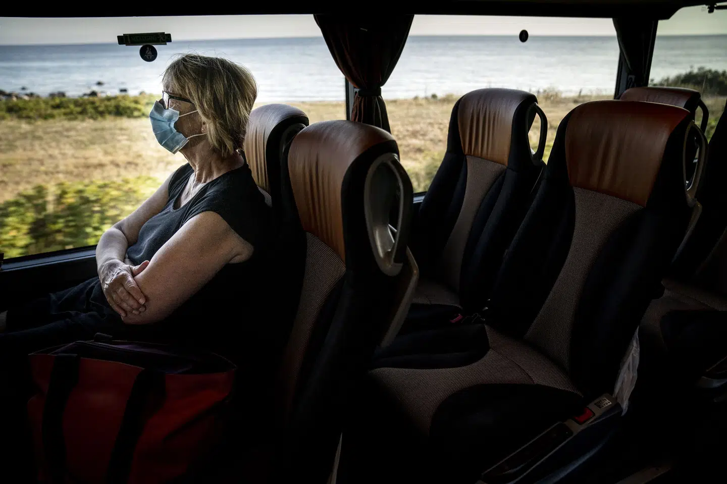 Mellem 10 og 20 procent af passagererne i den kollektive bustrafik mangler endnu efter corona, oplyser Danske Regioner. Særligt i landdistrikter kan det være svært at fylde busserne op. (Arkivfoto). Mads Claus Rasmussen/Ritzau Scanpix