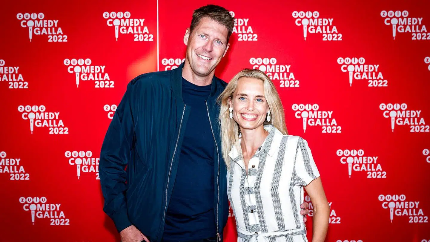 TV 2-vært Steen Langeberg og TV 2-vejrvært Ellen Nybo ankommer på rød løber til Zulu Comedy Galla i Operaen i København torsdag den 1. september 2022.