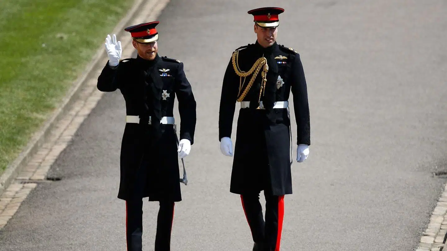 Harry og William sammen i 2018.