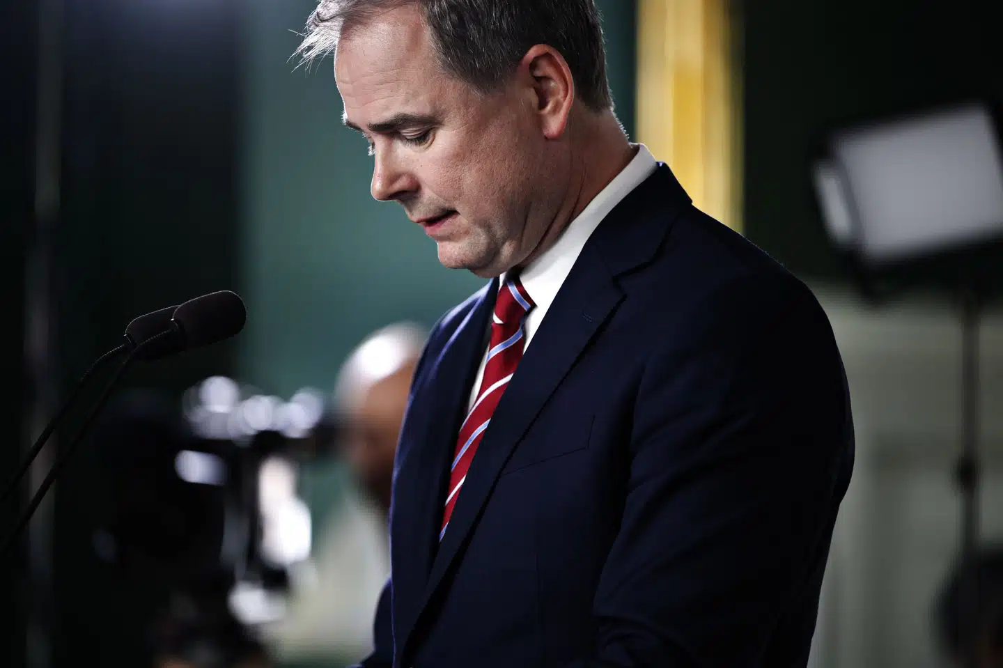 Finansminister Nicolai Wammen (S) præsenterer regeringens finanslovsforslag for 2023. Philip Davali/Ritzau Scanpix