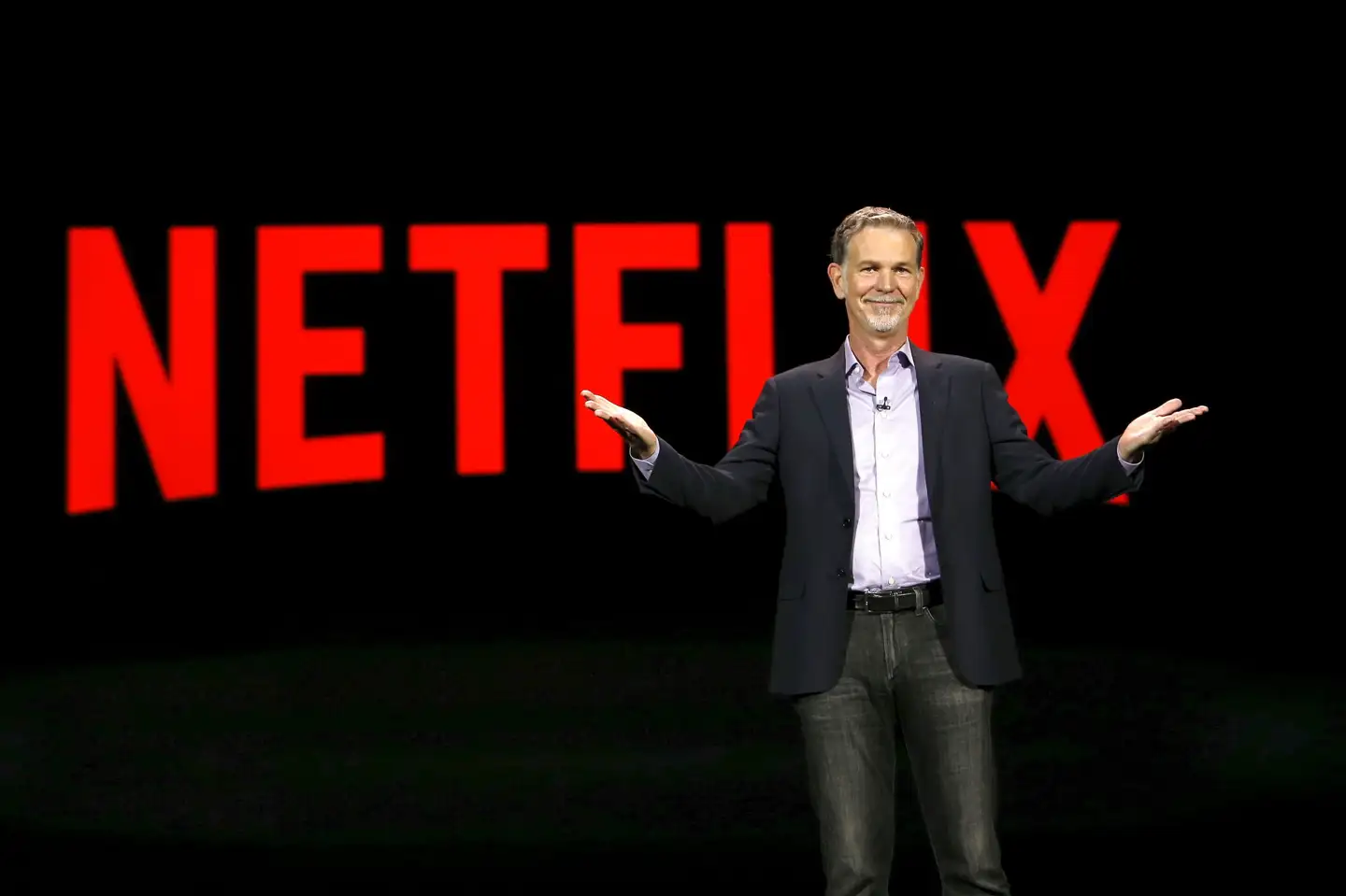 Reed Hastings (billedet) er medstifter og administrerende direktør for Netflix. Han grundlagde Netflix sammen med Marc Randolph i 1997. (Arkivfoto). Steve Marcus/Reuters