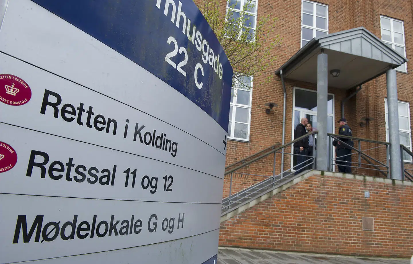 Det var ved Retten i Kolding, at den praktiserende læge blev idømt en betinget fængselsstraf. Arkivfoto.