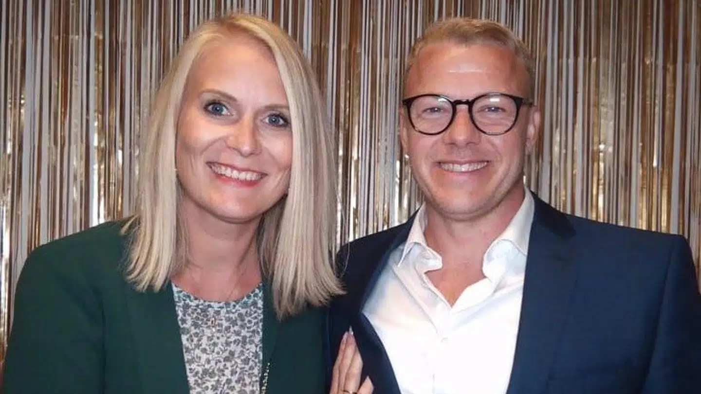 Michael Lundberg og hans kæreste Lene.