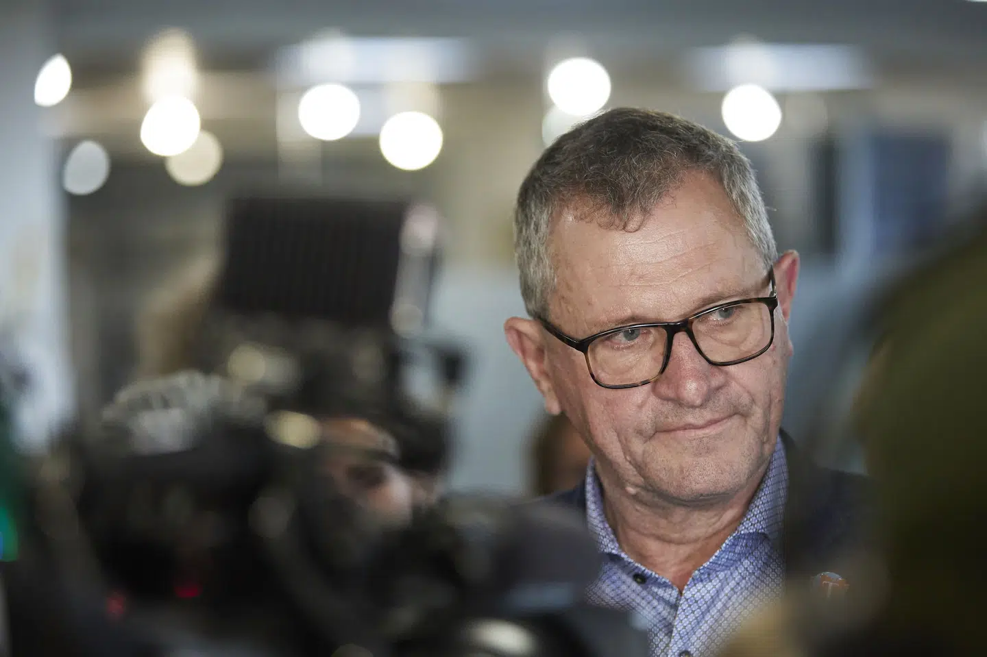 Selv om Henrik Frandsen og Tønder Listen fik næsten 30 procent af stemmerne ved kommunalvalget i 2021 i Tønder Kommune, måtte han overlade borgmesterkæden til Slesvigsk Parti. (Arkivfoto). Mikkel Berg Pedersen/Ritzau Scanpix