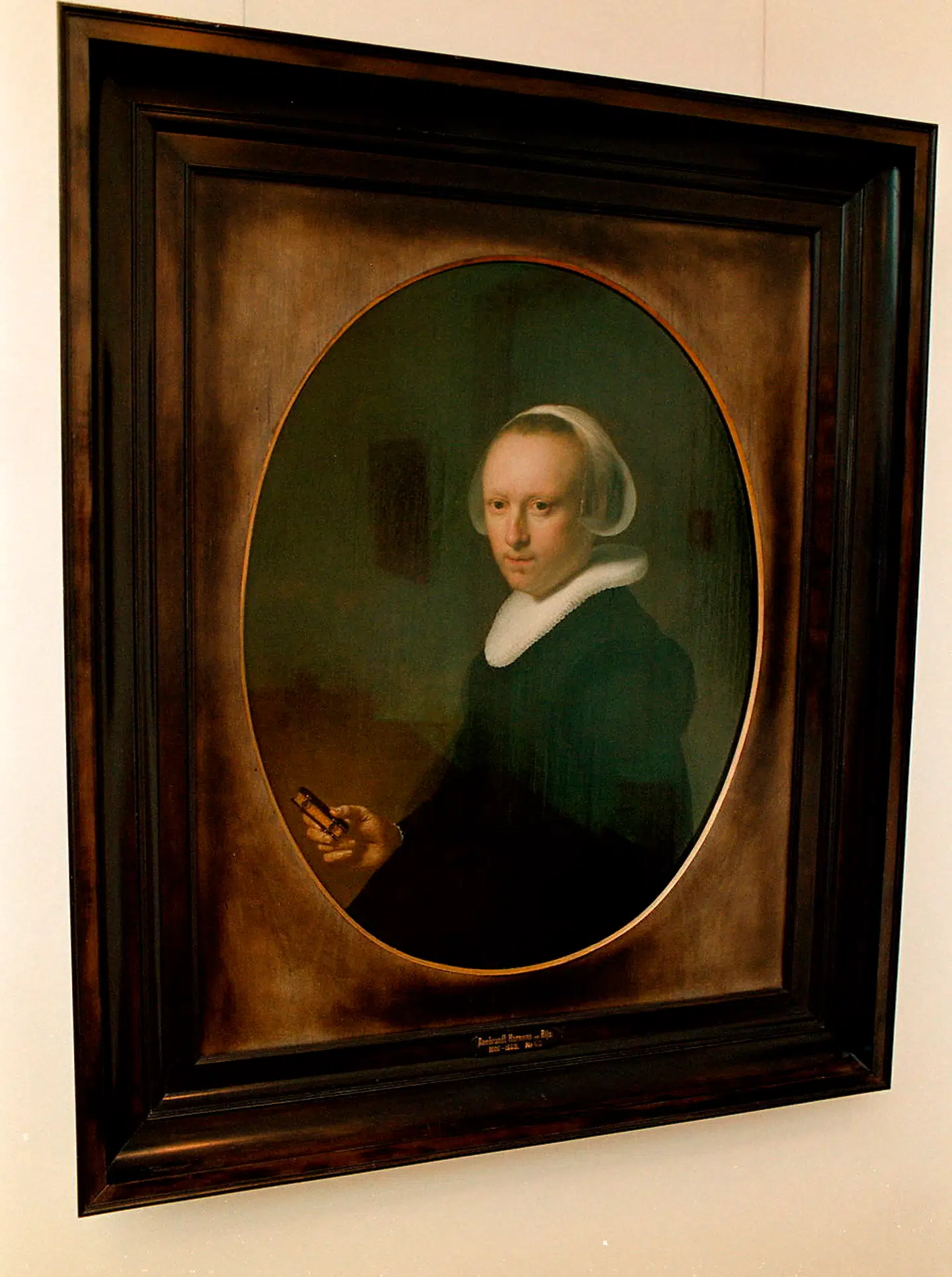 Det var dette Rembrandt-maleri, 'Dameportræt', der blev stjålet.