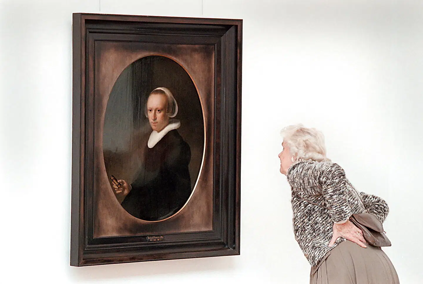 Her ses Rembrandt-maleriet, der blev stjålet