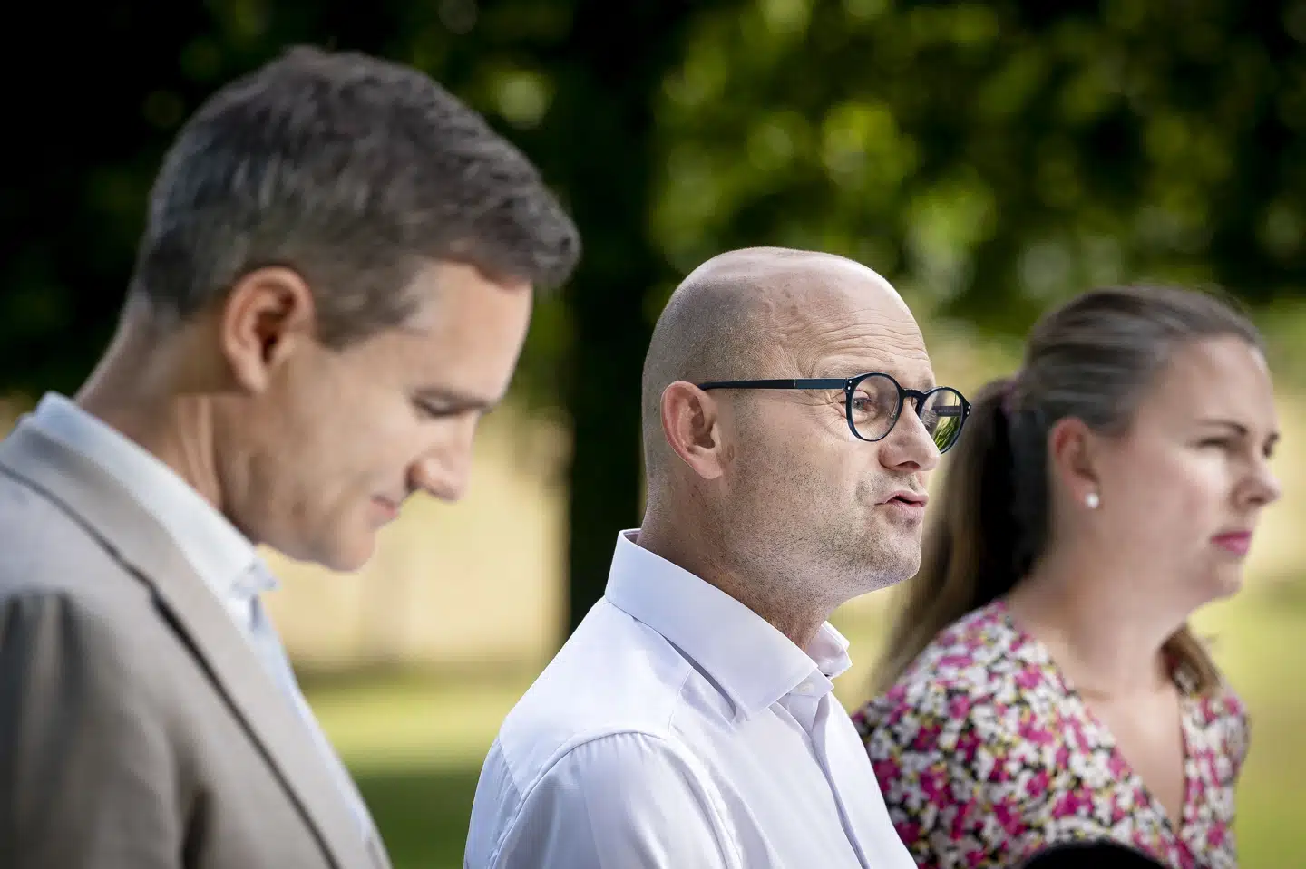 De Konservative foreslår en række skatte- og afgiftslettelser med den 2030-plan, som partiet præsenterede på et pressemøde onsdag under sommergruppemødet på Egelund Slot i Fredensborg. Liselotte Sabroe/Ritzau Scanpix