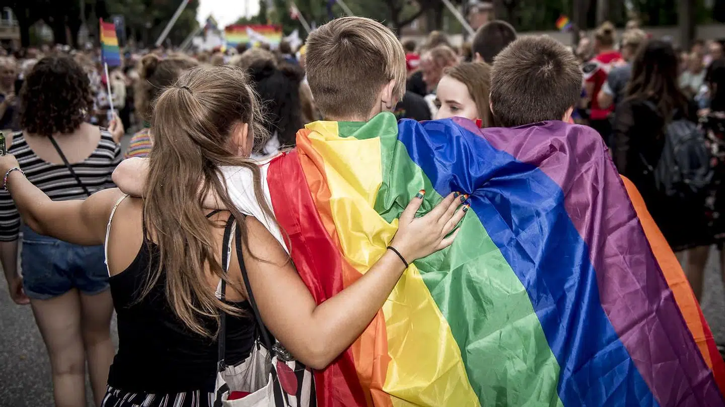 Copenhagen Pride Parade fra Frederiksberg Rådhus til Rådhuspladsen i København, lørdag den 18. august 2018.