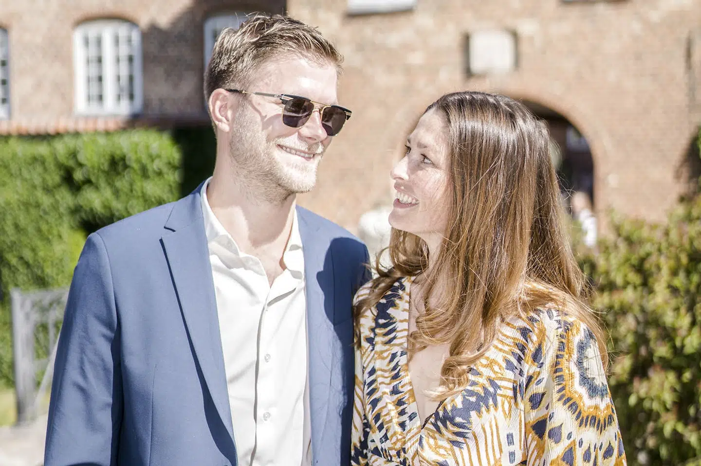 Mads Madsen faldt for Laila Friis-Salling, da hun medvirkede i Vild med dans. Nu skal han danse brudevals med hende. (Arkivfoto). Michael Drost-Hansen/Ritzau Scanpix
