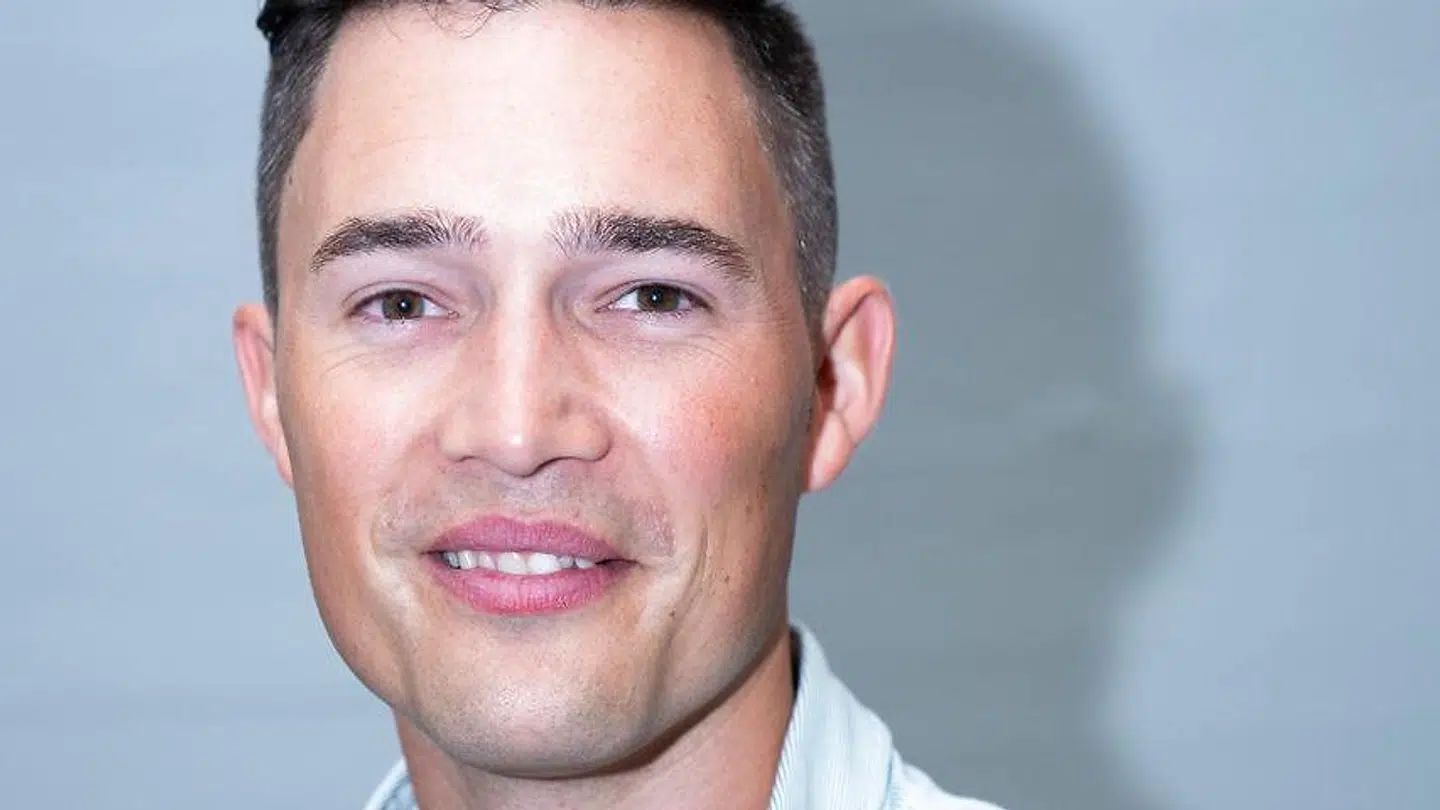 Martin Parnov Reichhardt til 'Vild med dans' pressemøde i København, tirsdag den 8. september 2020. (Foto: Emil Helms/Ritzau Scanpix)