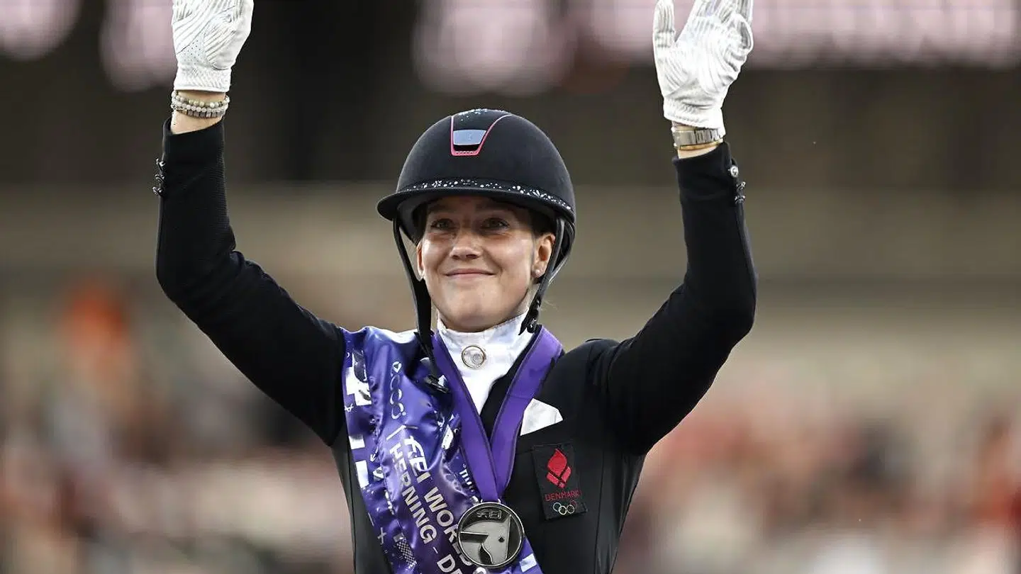 Cathrine Laudrup-Dufour vandt en individuel sølvmedalje ved VM i Herning.