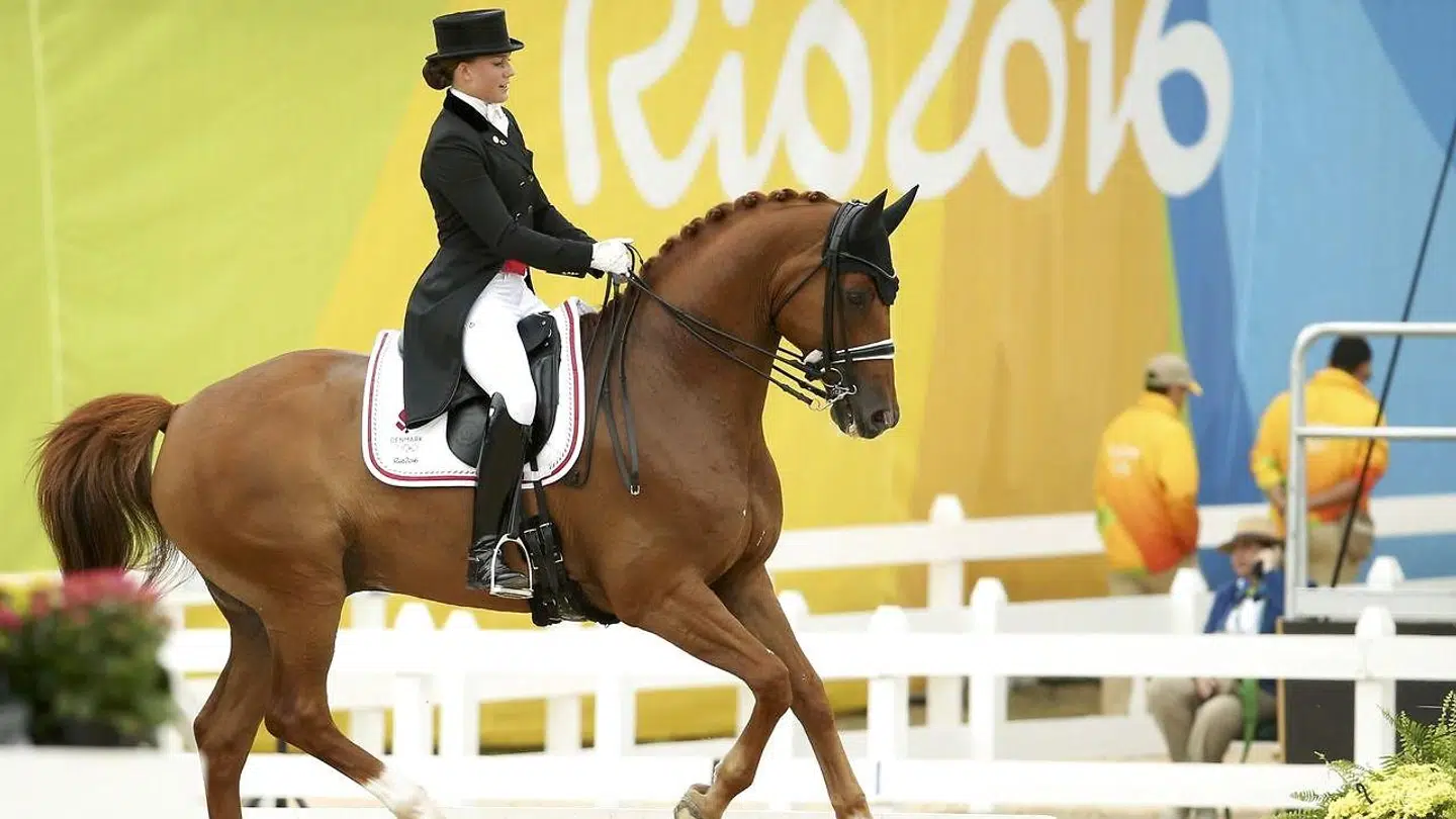 Cathrine Laudrup-Dufour og Cassidy til OL i Rio i 2016.