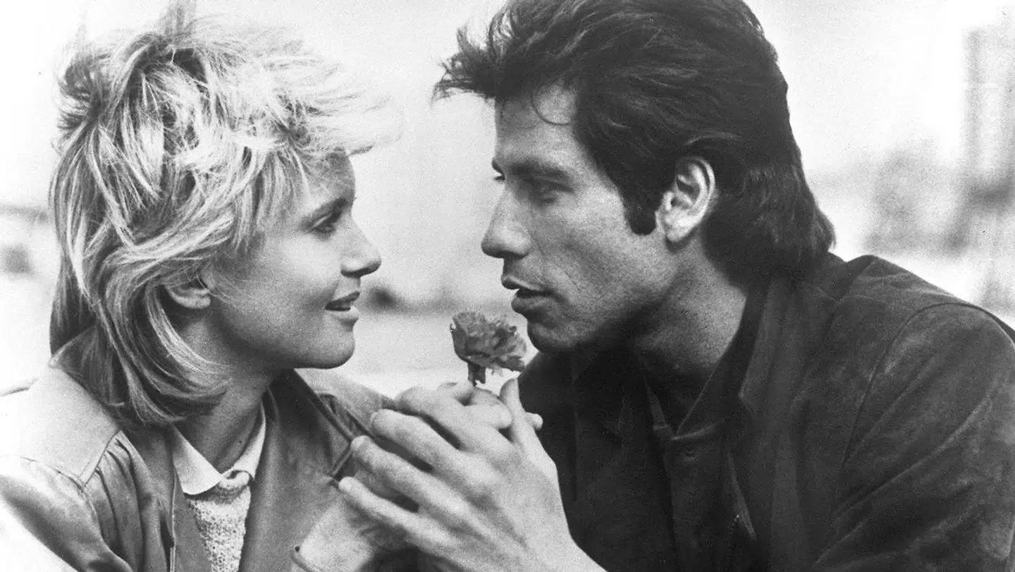 John Travolta og Olivia Newton-John.