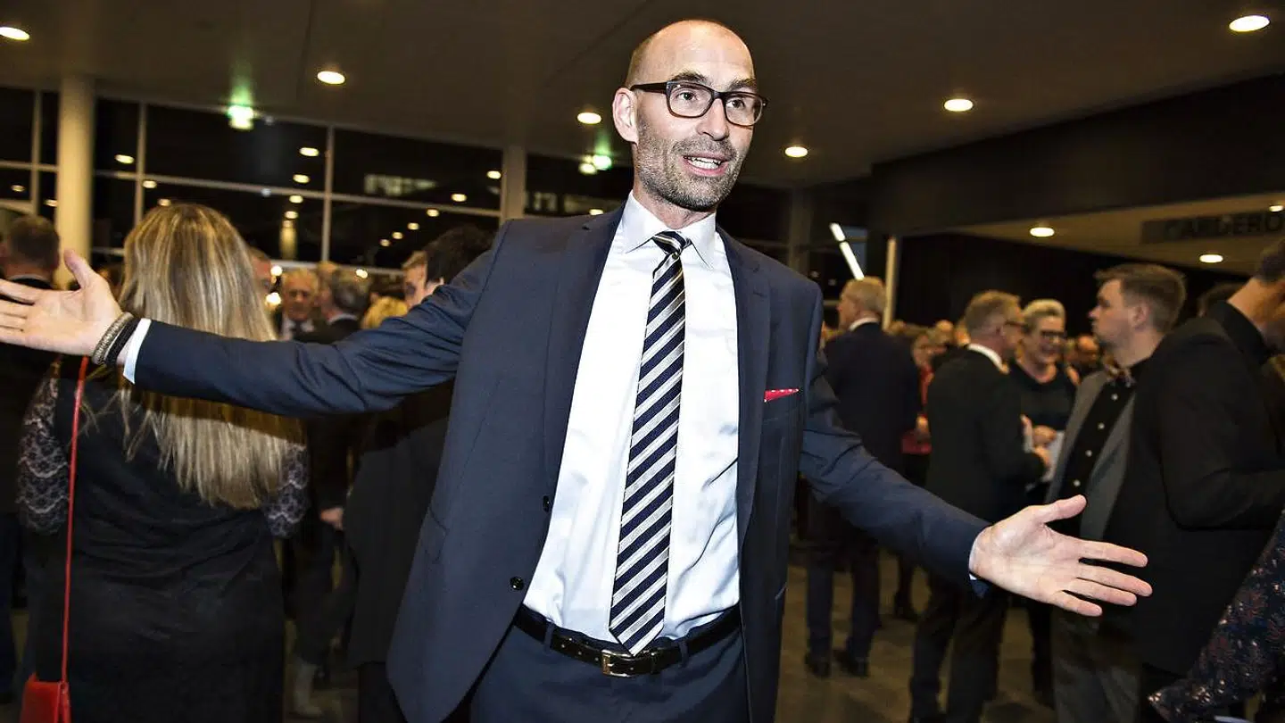 Her ses Claus Bretton-Meyer, da han i 2016 var adm. direktør for DBU. (foto: Henning Bagger / Scanpix 2017)