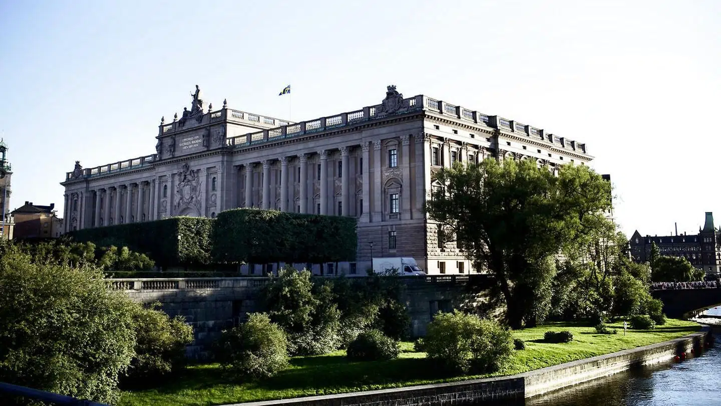 Det højt profilerede medlem af Sverigedemokraterne skulle angiveligt have optaget videoen i Riksdagens bygning. Foto: Jeppe Bøje Nielsen/Ritzau Scanpix