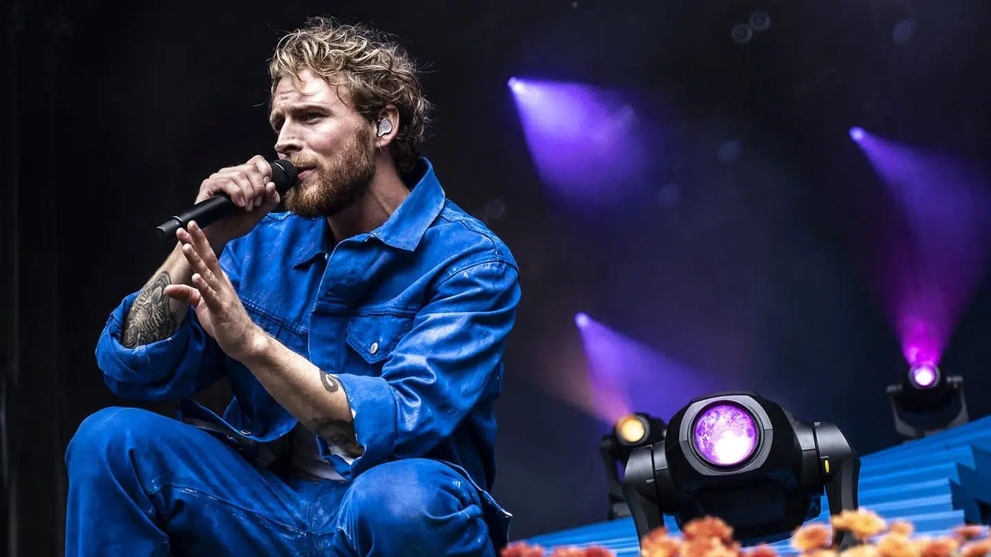 Christopher spiller på bøgescenen på Smukfest, Skanderborg, fredag den 5. august 2022. (Foto: Helle Arensbak/Ritzau Scanpix)