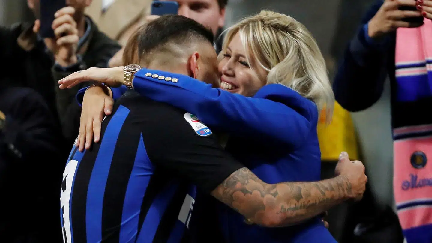 Wanda Nara og Mauro Icardi fra dengang, der var liv og glade dage i forholdet.