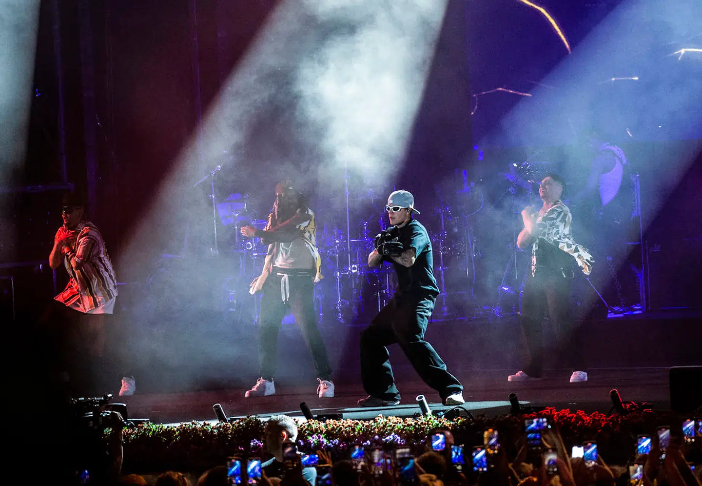 Canadiske Justin Bieber lukker bøgescenerne på Smukfest, Skanderborg, onsdag den 3. august 2022. (Foto: Helle Arensbak/Ritzau Scanpix)