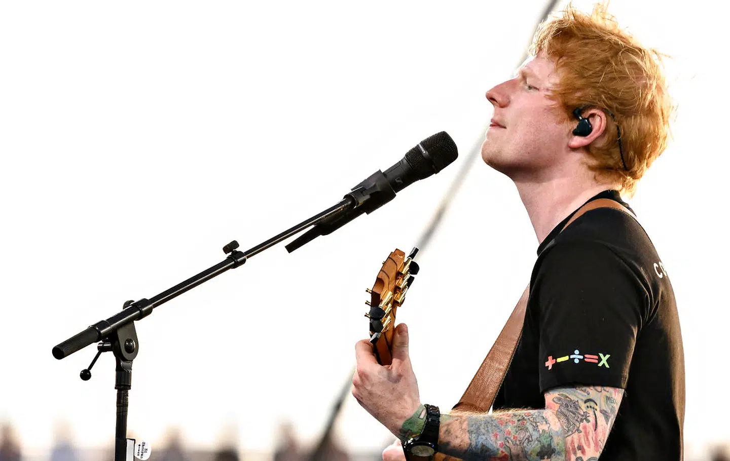 Britiske Ed Sheeran på scenen i Øresundsparken i København onsdag den 3. august 2022 under den første af 4 udsolgte koncerter.