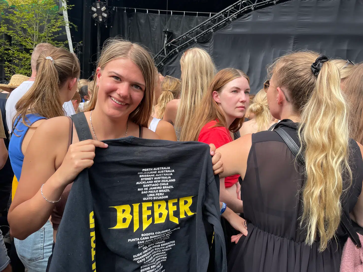 Sara Fill Jensen er helt klar til Justin Bieber-koncerten.