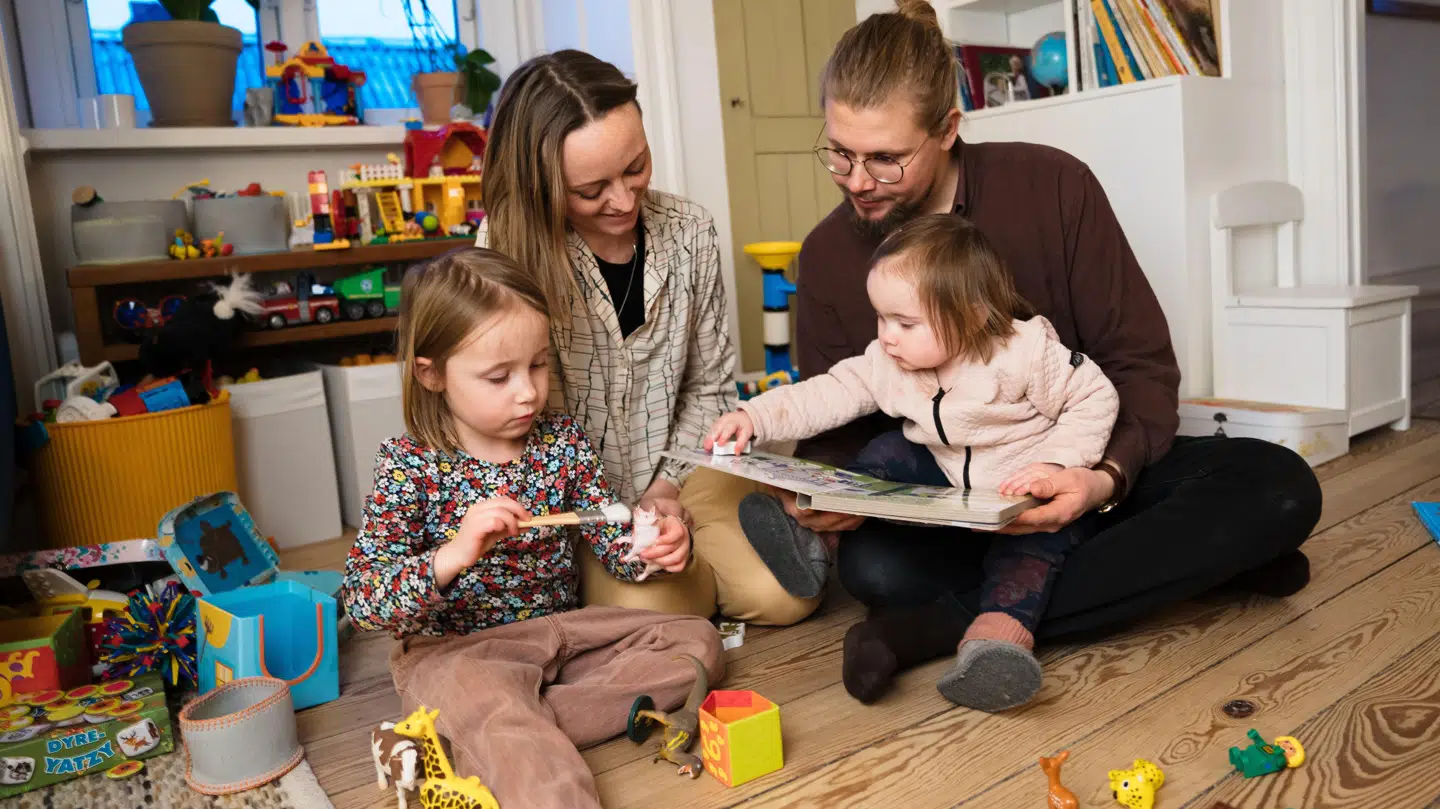 Barslen har været ligeligt fordelt mellem Maja og Nikolaj. Foto: Kasper Løjtved/Byrd.
