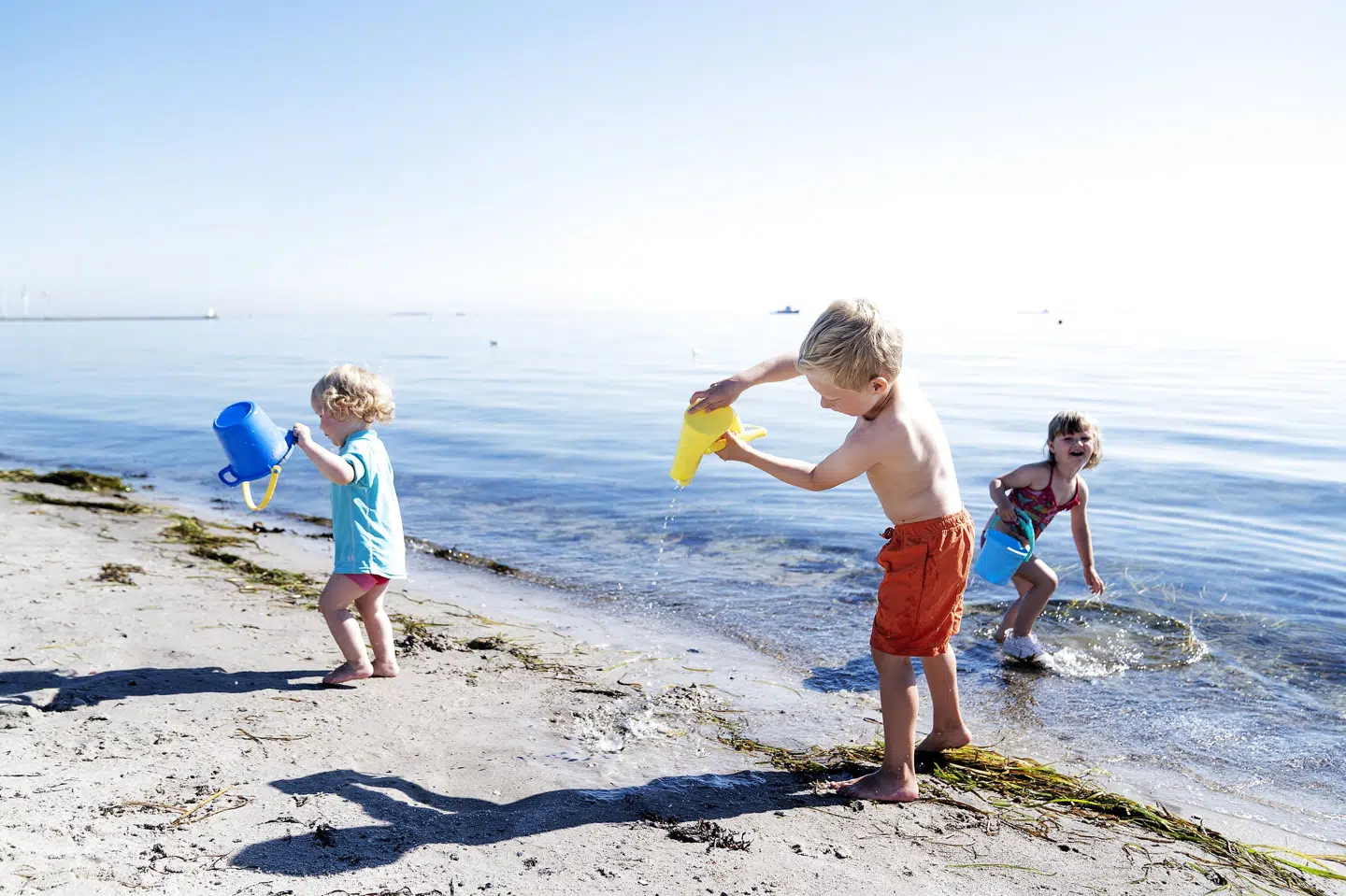 Midt på ugen kommer der et pust af varme, som kan sende temperaturerne op mod 30 grader. (Arkivfoto) Claus Bech/Ritzau Scanpix
