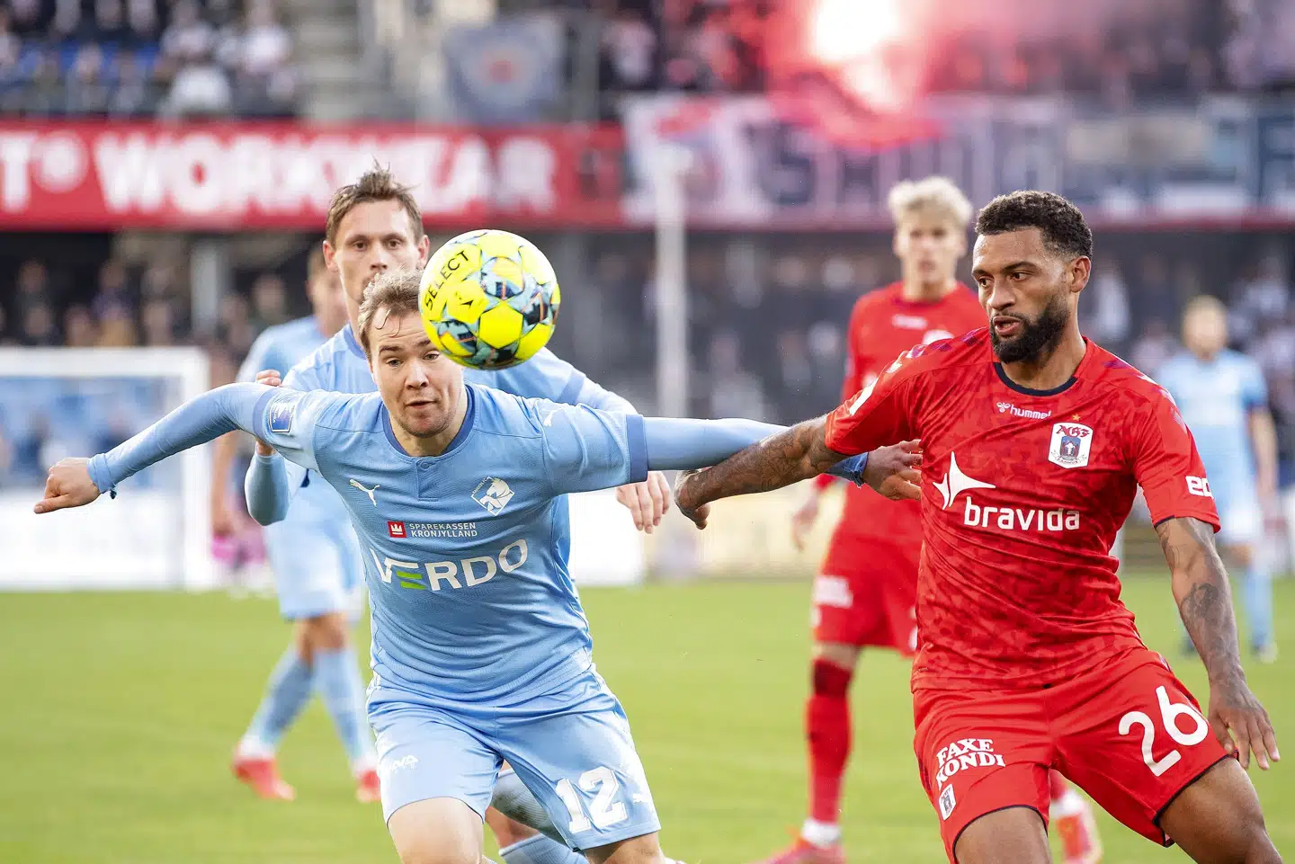 Simon Tibbling nåede 40 kampe i alle turneringer for Randers FC (Arkivfoto). Bo Amstrup/Ritzau Scanpix