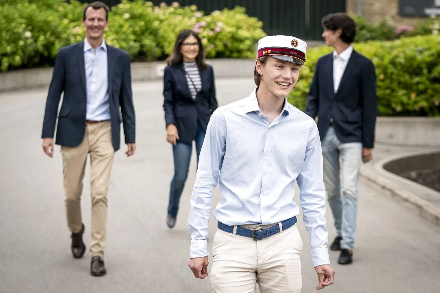 Prins Felix afsluttede gymnasiet i sommeren 2021. Siden har han kortvarigt været i uddannelse i militæret, inden han begyndte som trainee hos Maersk. (Arkivfoto). Mads Claus Rasmussen/Ritzau Scanpix