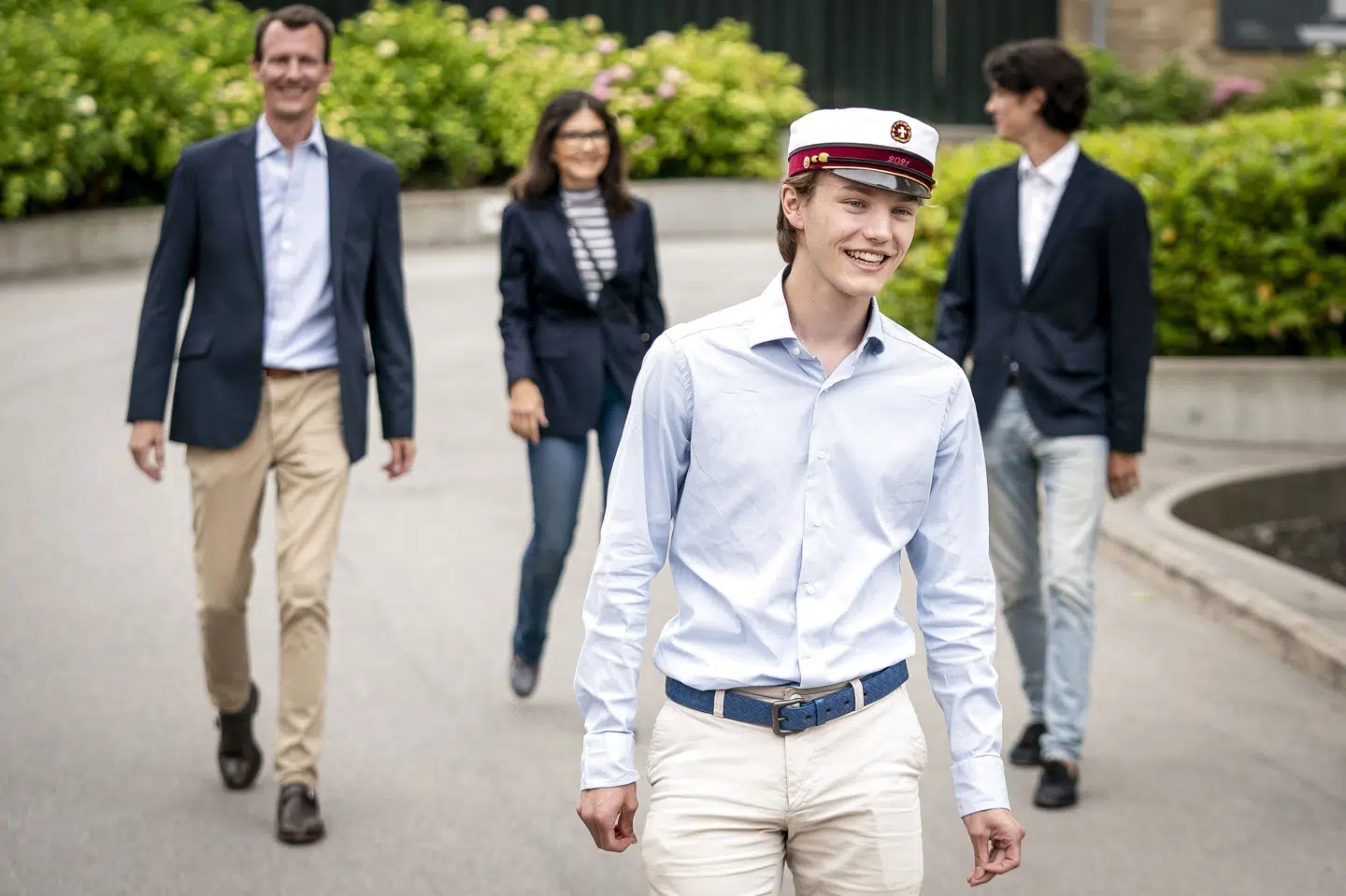 Prins Felix afsluttede gymnasiet i sommeren 2021. Siden har han kortvarigt været i uddannelse i militæret, inden han begyndte som trainee hos Maersk. (Arkivfoto). Mads Claus Rasmussen/Ritzau Scanpix