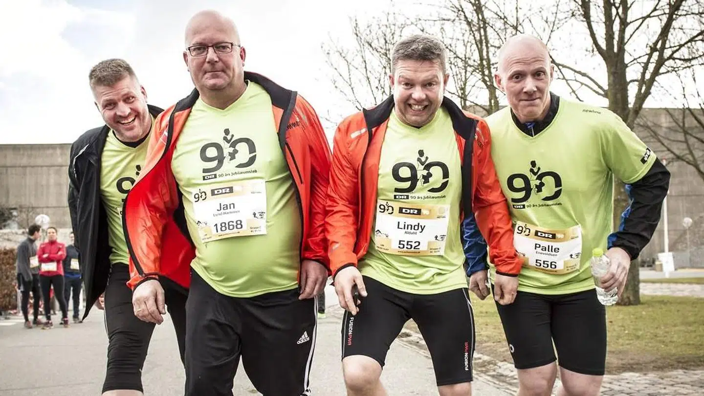 Her ses nogle af deltagerne fra programmets første sæson. Fra højre: Søren, 'Hammer', Lindy og Palle.