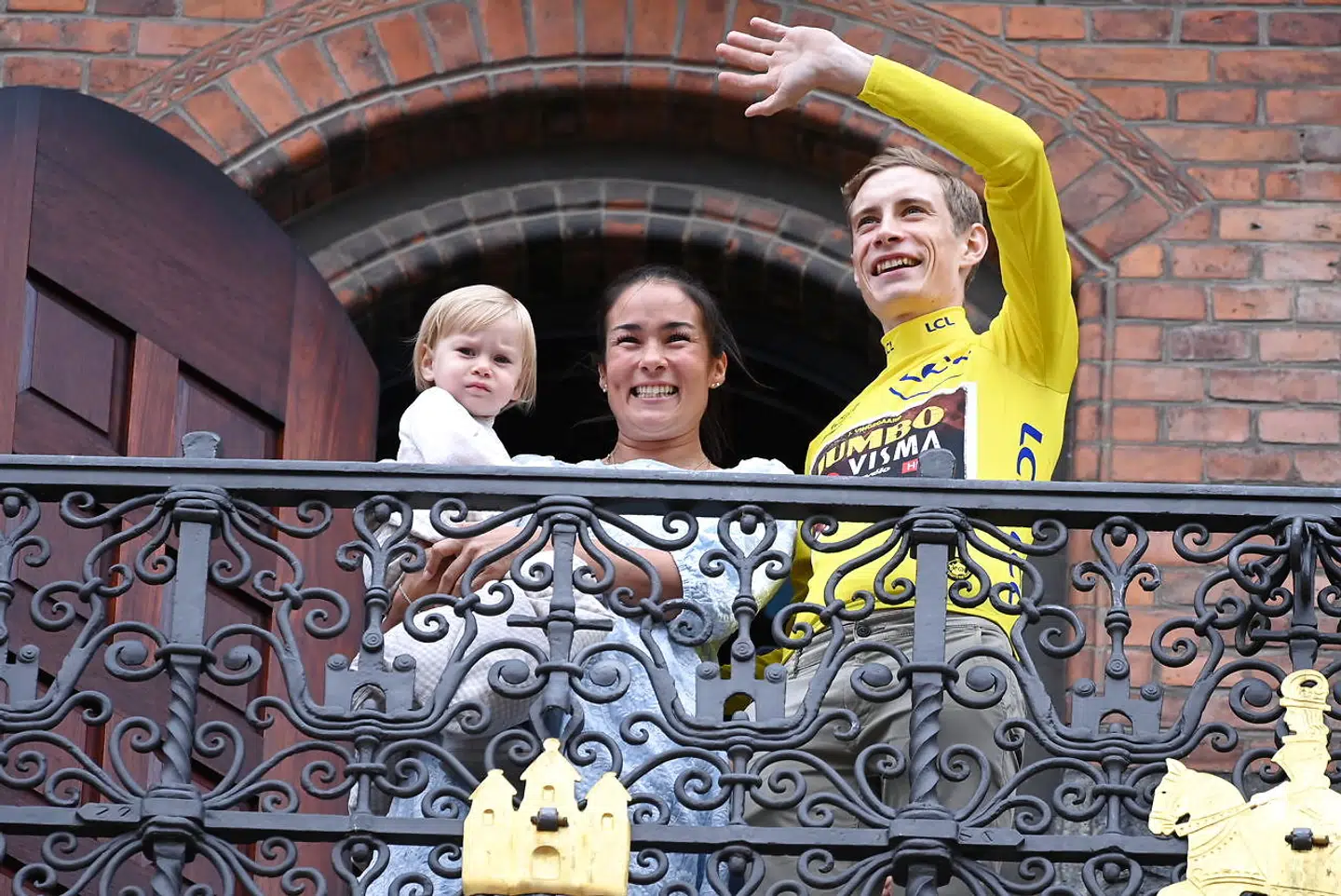 Jonas Vingegaard fejres på Københavns Rådhus onsdag den 27. juli 2022. Jonas Vingegaard vandt Tour de France 2022 søndag.