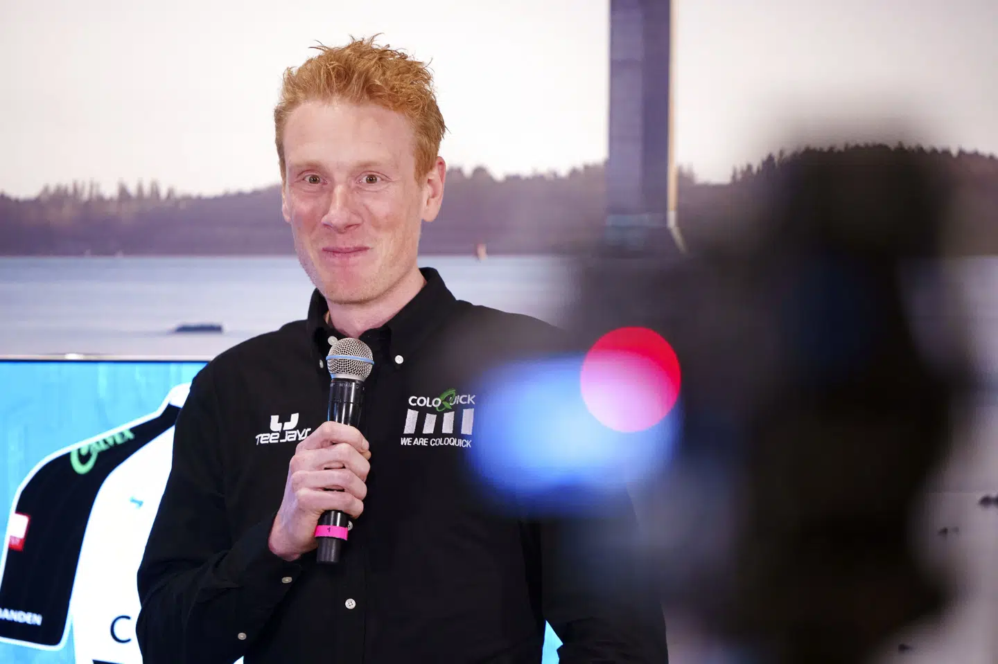 Christian Moberg er sportsdirektør for det danske cykelhold ColoQuick. Ejeren af holdet, Brian Pedersen, håber, at dansk Tour-succes kan kaste sponsorater af sig i fremtiden. (Arkivfoto). Bo Amstrup/Ritzau Scanpix