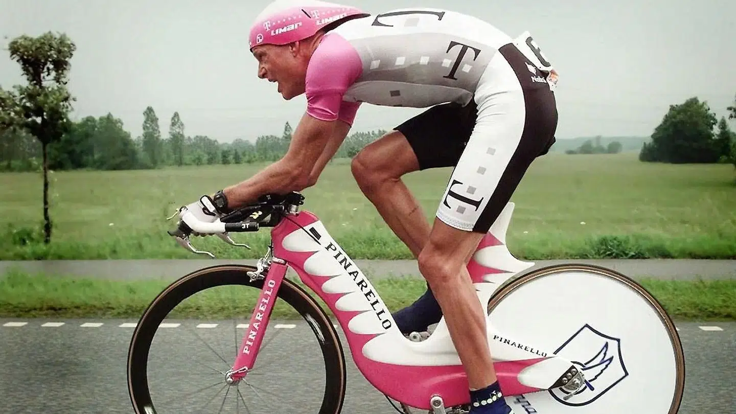 Bjarne Riis på svanen.