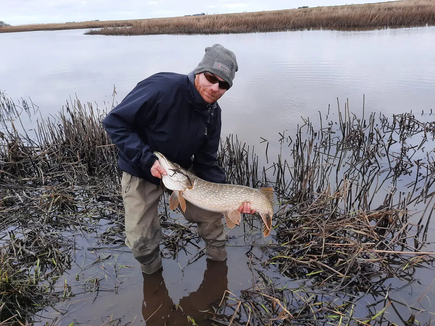 Frank Dan Nørgaard Jørgensen elskede at fiske - og havde gjort det i årevis. Foto: Privat