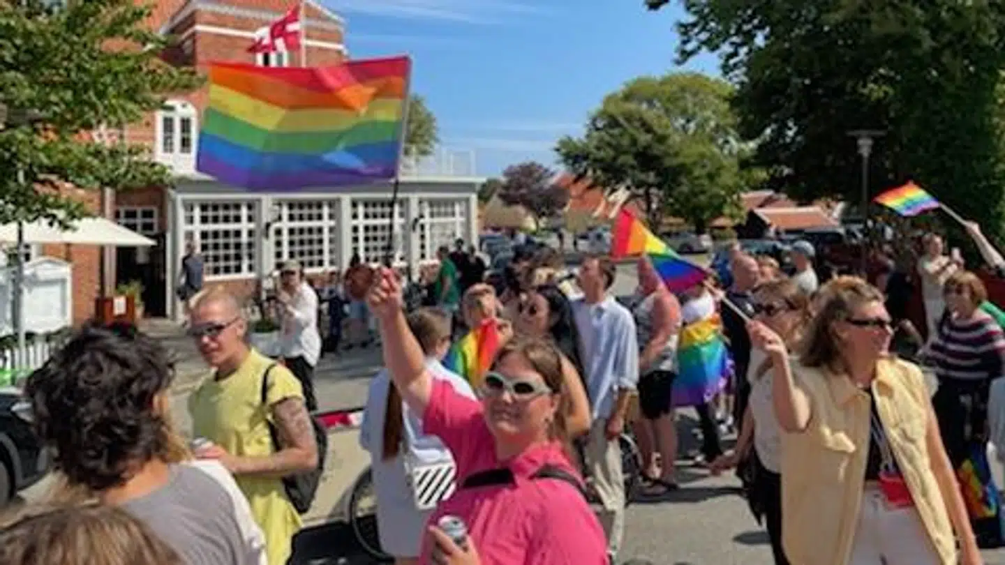 Sådan så det ud til Skagen Pride forleden.