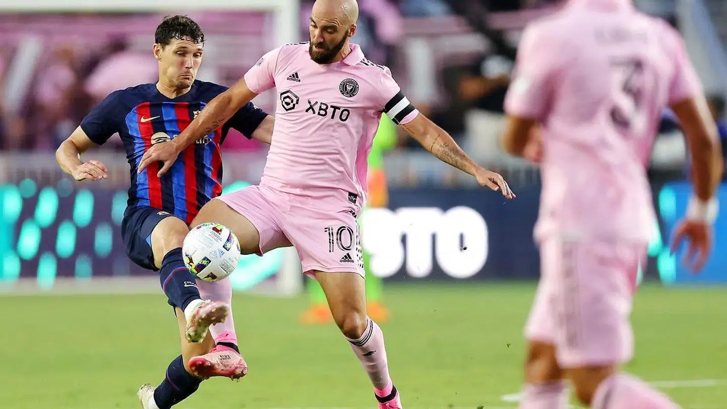 Andreas Christensen og Gonzalo Higuaín.