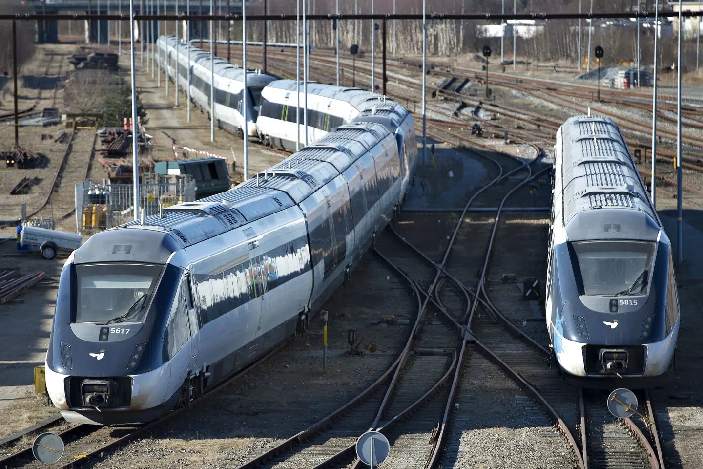Som erstatning for de aflyste regionaltog mellem Odense og Fredericia er der indsat togbusser på strækningen. De vil køre hver time. (Arkivfoto). Henning Bagger/Ritzau Scanpix