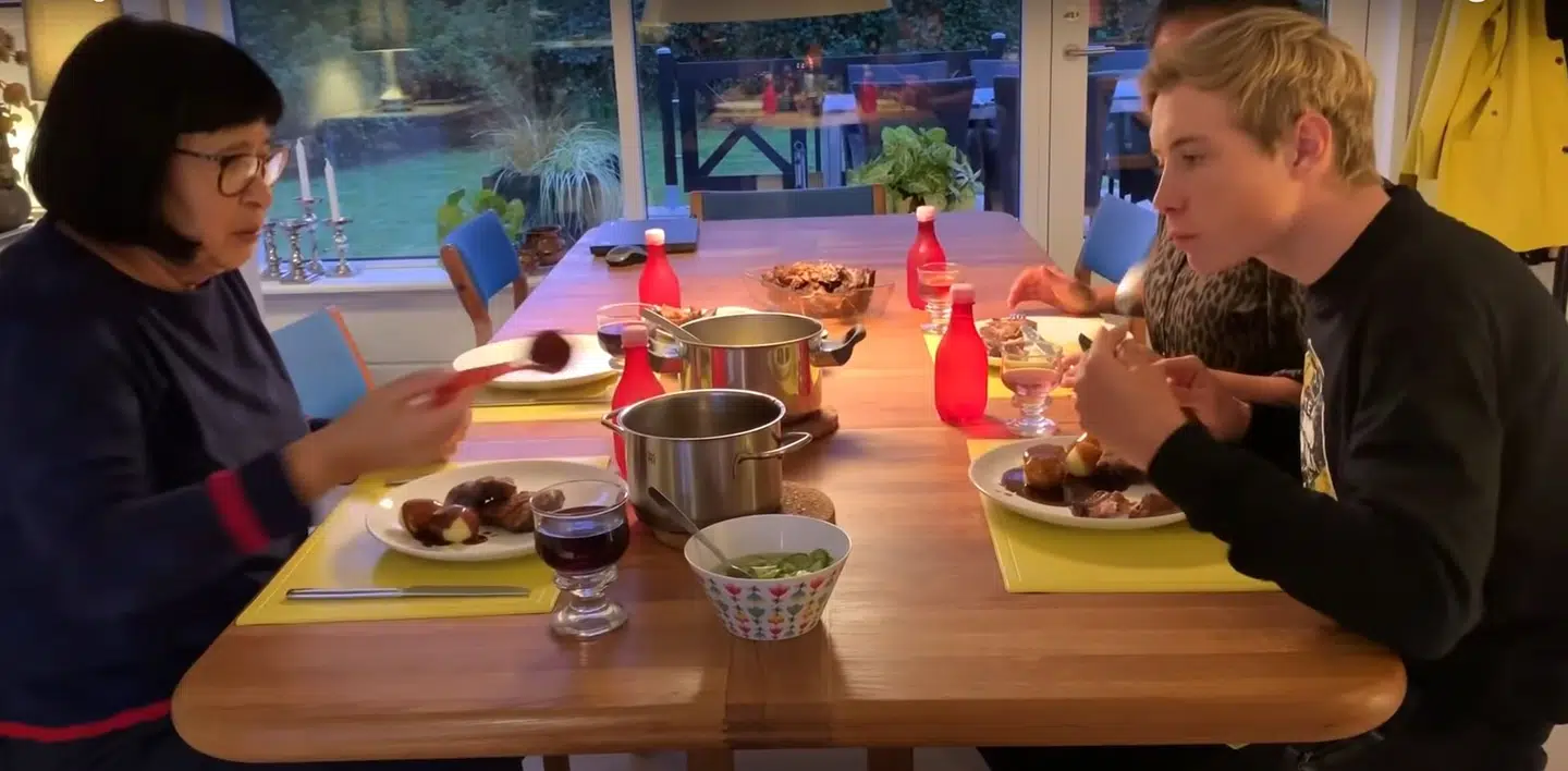 Rosa Kildahl serverer 'gode ben' for svigersønnen. Det har han i den grad vist i årets Tour de France.
