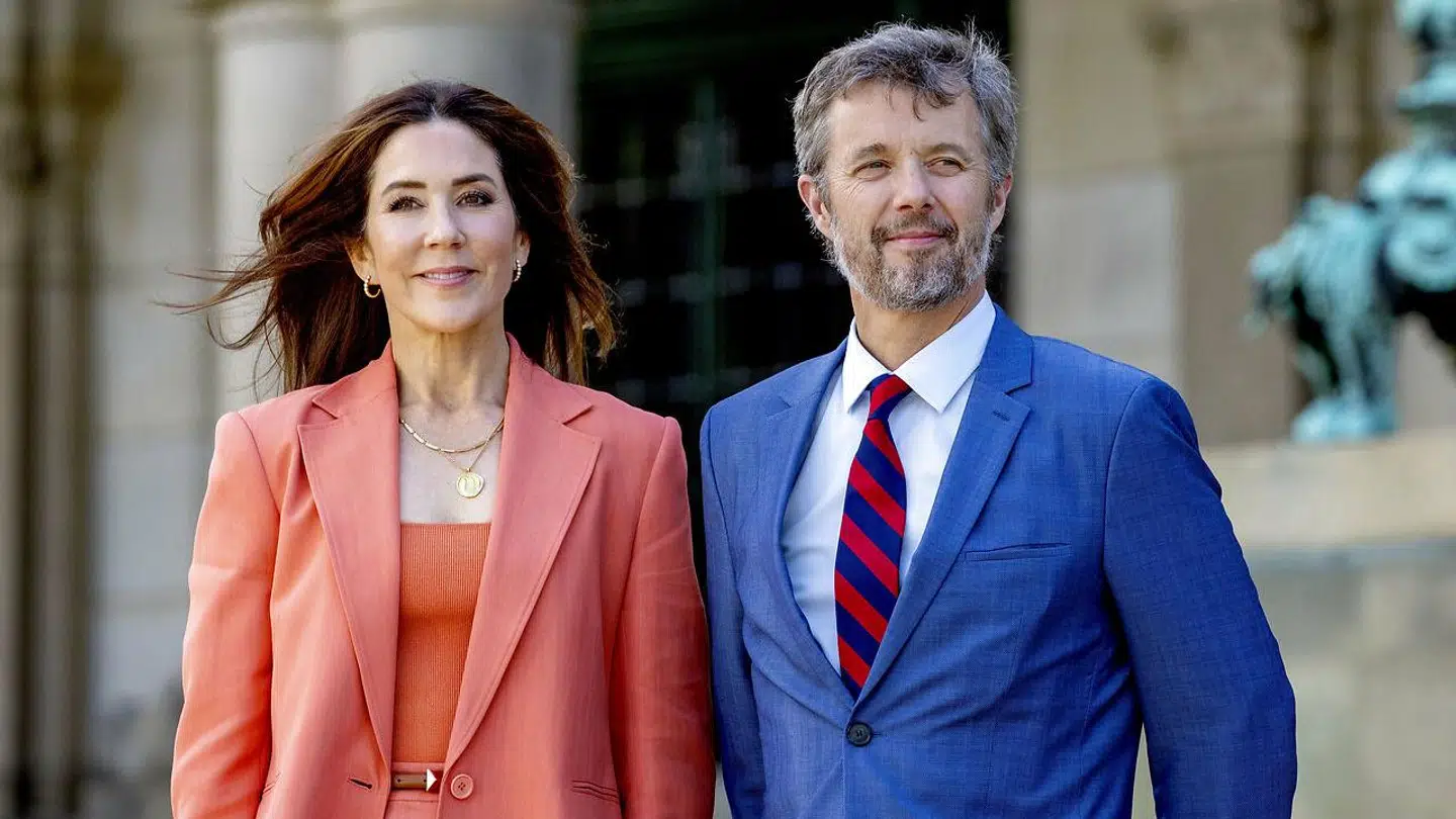 Kronprinsesse Mary og kronprins Frederik på statsbesøg i Holland i juni 2022.