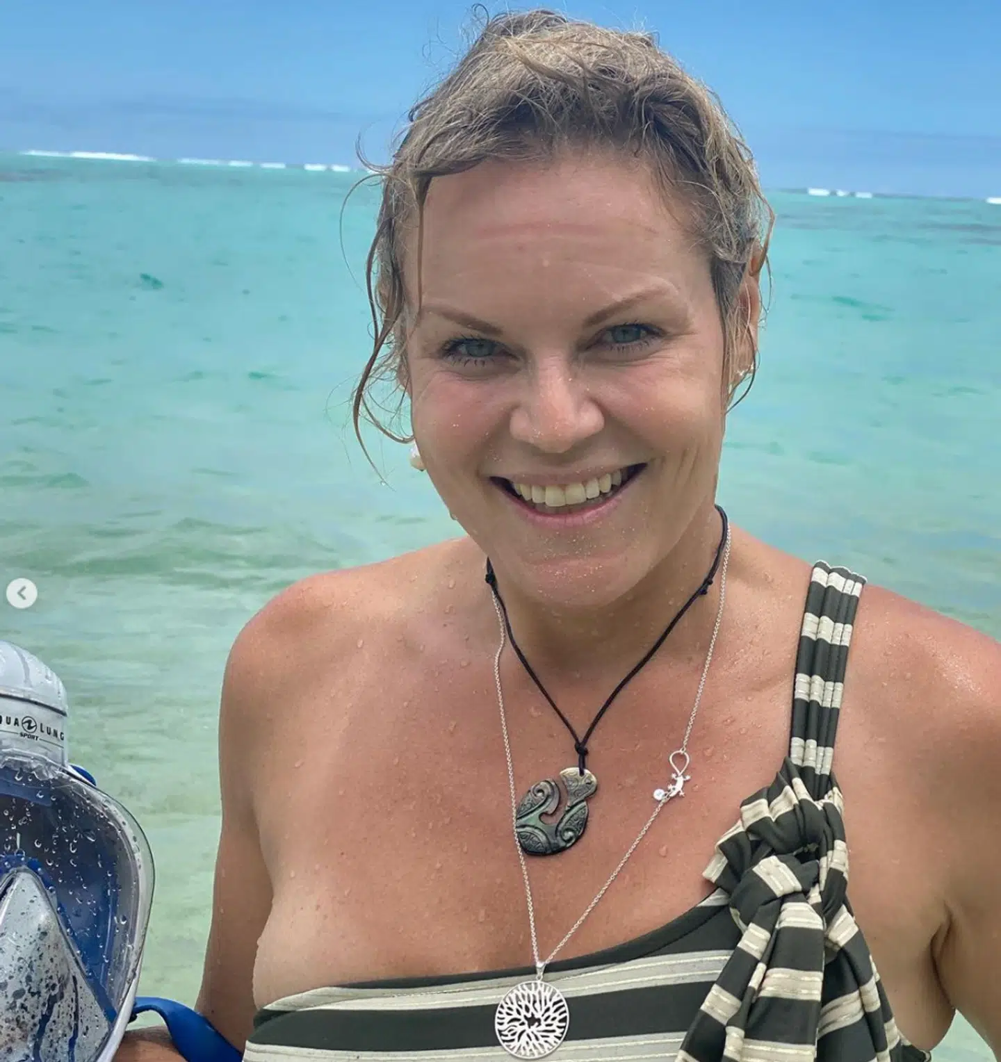 Cecilie Hother lod sine mange Instagram-følgere være med på familiens rejse. Hele vejen lavede hun daglige opdateringer fra rejsen. Privatfoto.