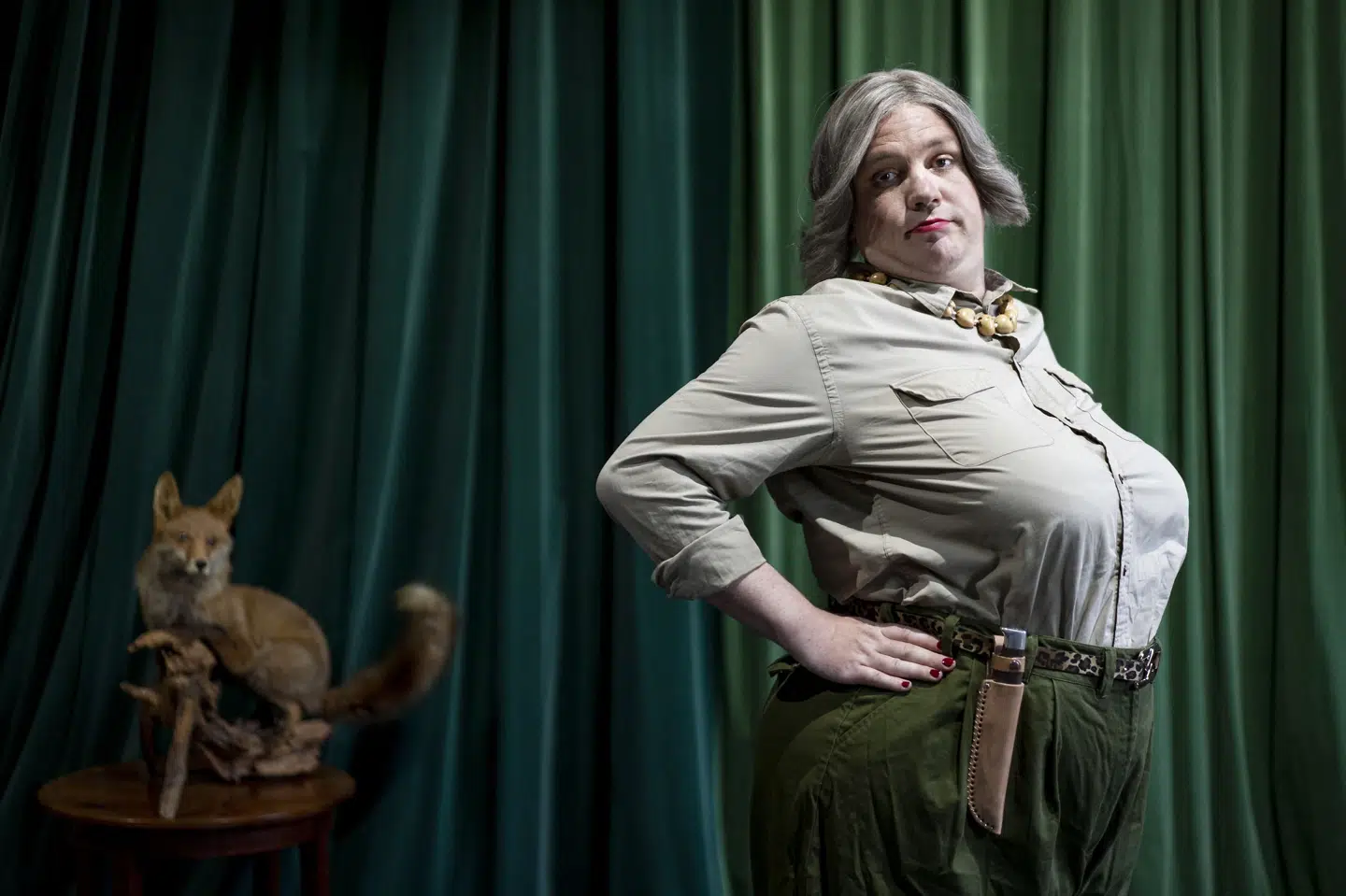 Kirsten Birgit er en fiktiv kvinde spillet af en mand - nemlig satiriker Frederik Cilius. Han er en af de 116 nyoptagne i Kraks Blå Bog. (Arkivfoto). Tobias Kobborg/Ritzau Scanpix