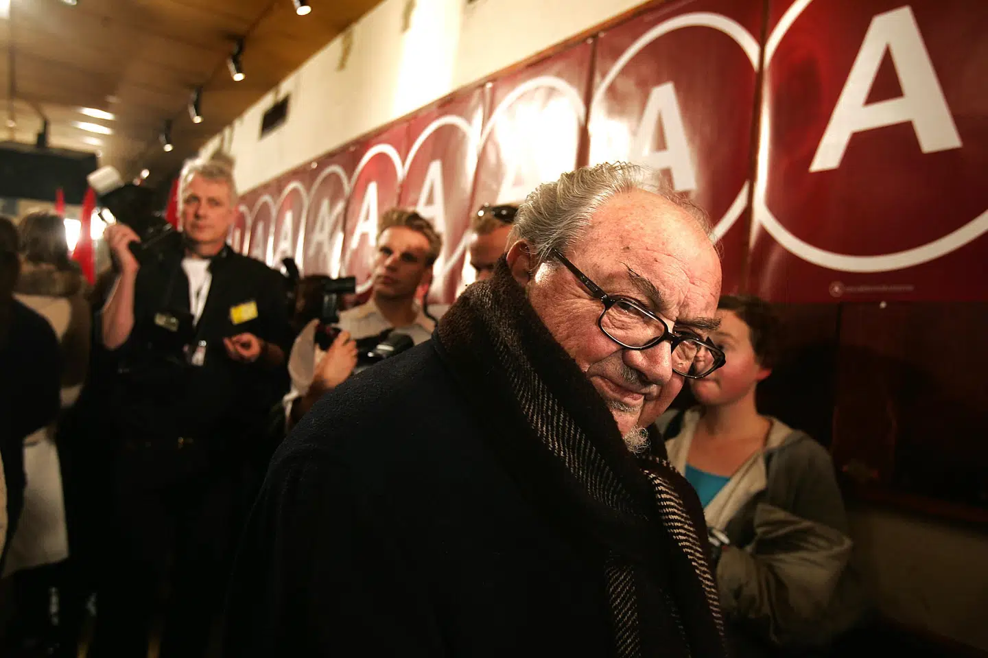 Tidligere statsminister Anker Jørgensen foreslog selv en mindeplade på en bygningsfacade på Amager, hvor han boede i de første år af sit liv. (Arkivfoto). Bjarke ørsted/Ritzau Scanpix