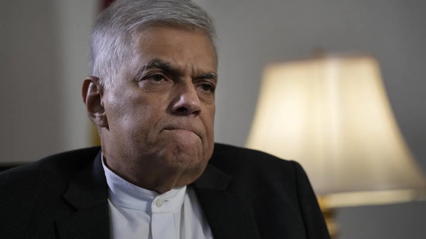 Sri Lankas premierminister Ranil Wickremesinghe. Foto: Eranga Jayawardena/AP/Ritzau Scanpix
