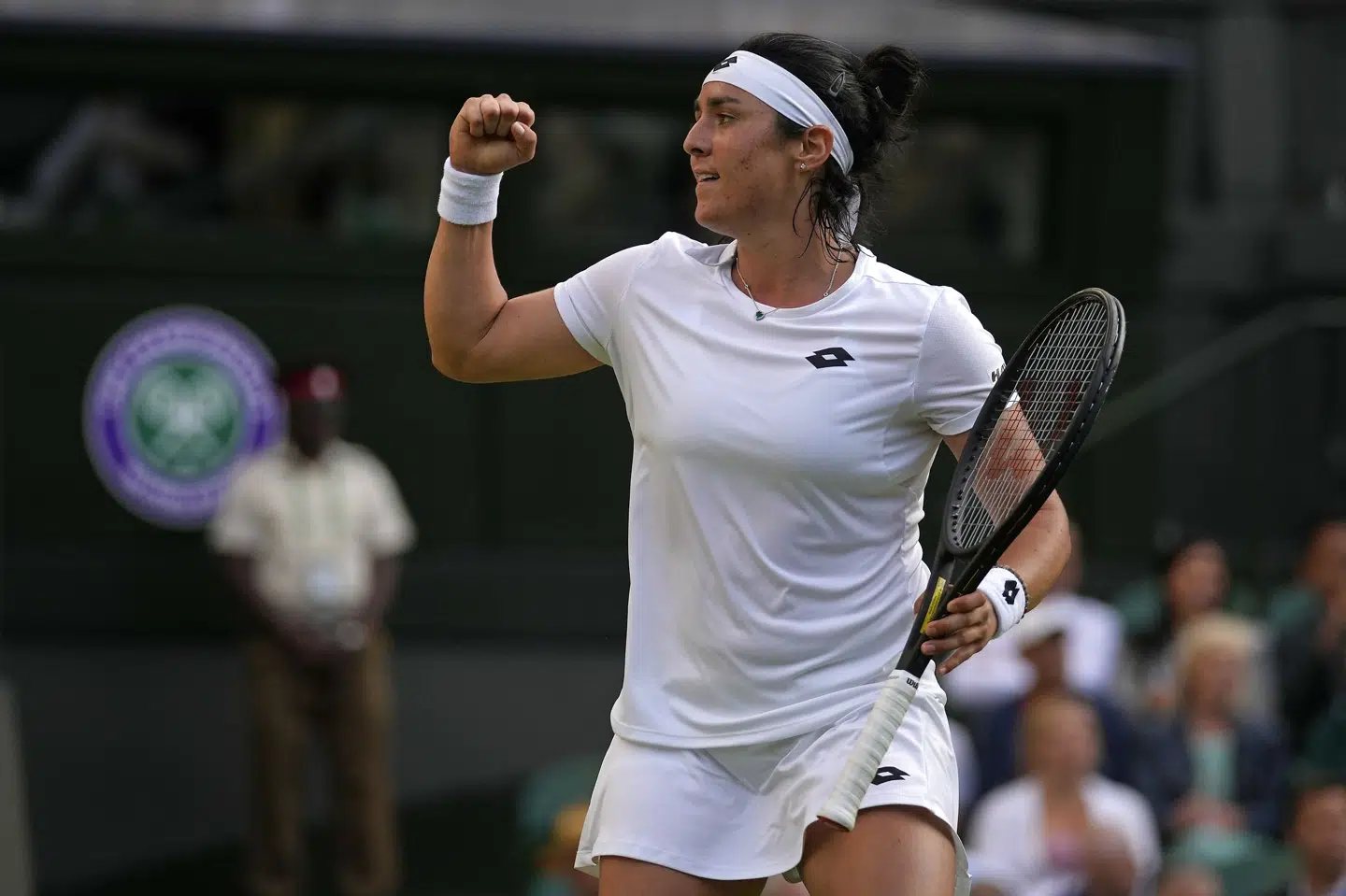 Ons Jabeur var eneste top-10-seedede kvinde i kvartfinalerne ved Wimbledon, og hun er nu også klar til semifinalen. Alastair Grant/Ritzau Scanpix