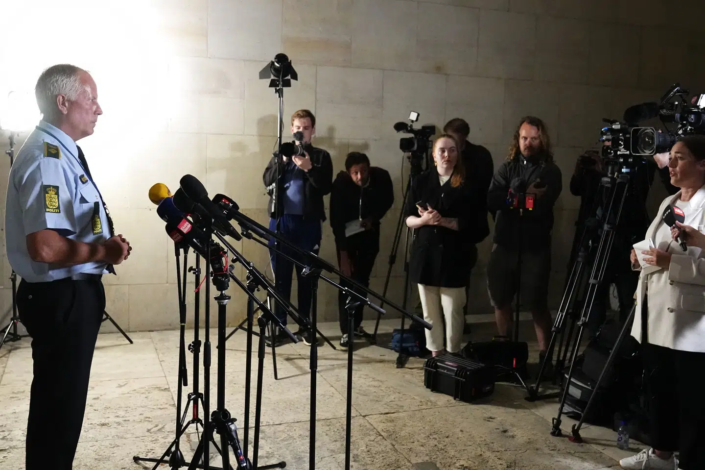 Det tredje pressemøde i sagen om skyderiet i Field's vil finde sted mandag morgen klokken 08.00, oplyser chefpolitiinspektør Søren Thomassen på et pressemøde natten til mandag. Claus Bech/Ritzau Scanpix