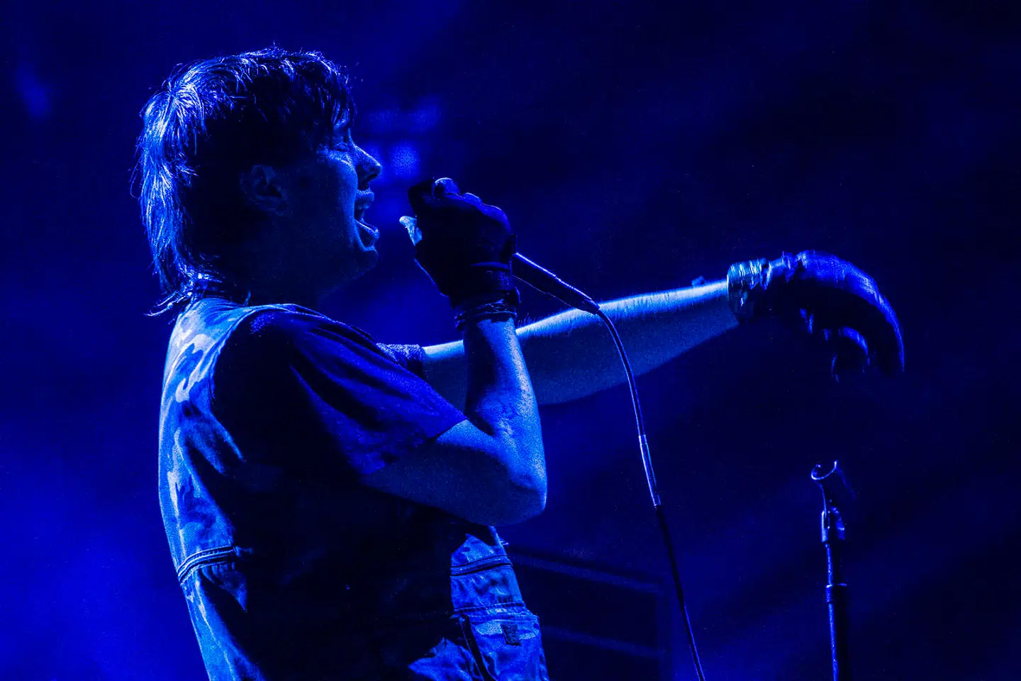 The Strokes lukker Orange Scene på Roskilde Festival lørdag den 2. juli 2022.. (Foto: Helle Arensbak/Ritzau Scanpix)
