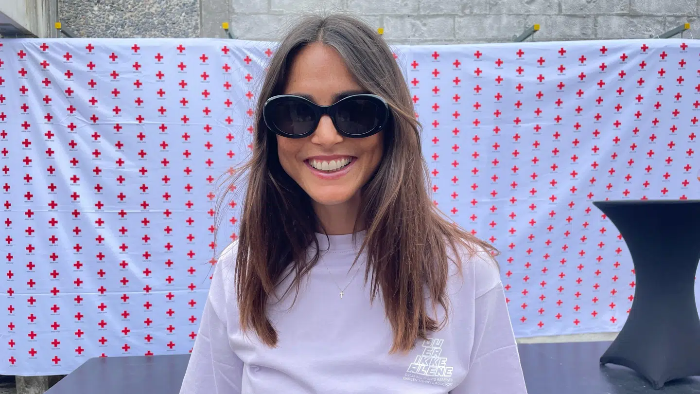 B.T. mødte Cecilie Haugaard til Røde Kors' årlige ambassadørmøde på Roskilde Festival fredag.